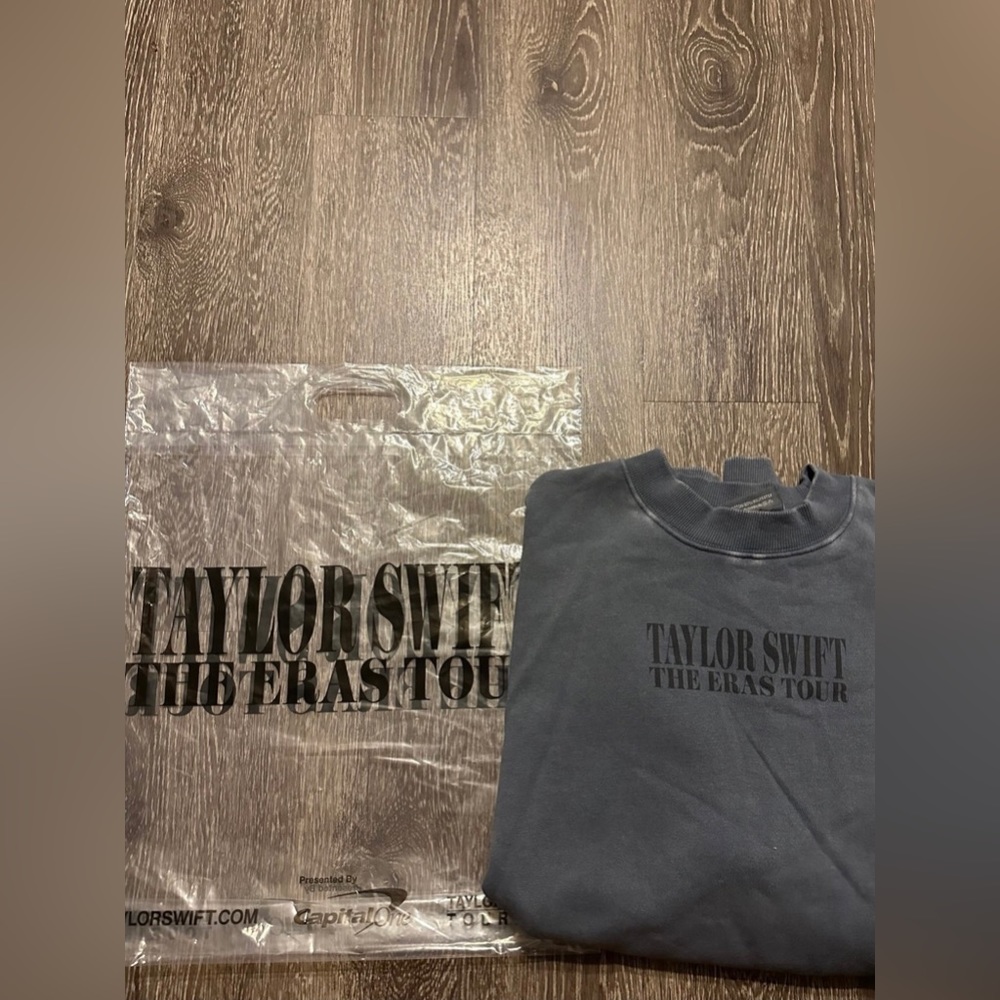 Taylor Swift eras tour blue crewneck